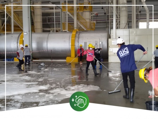 รับเหมาทำความสะอาดโรงงาน